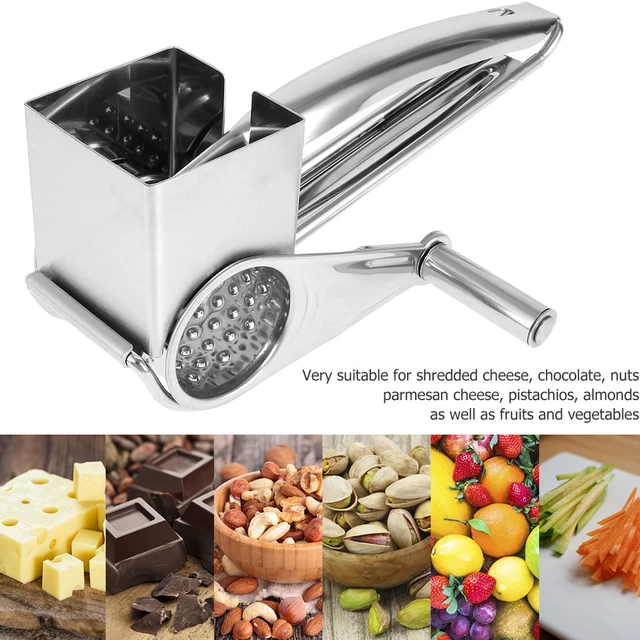 Classic Rotary Cheese Grater,Cheese Grater with Handle,Cheese