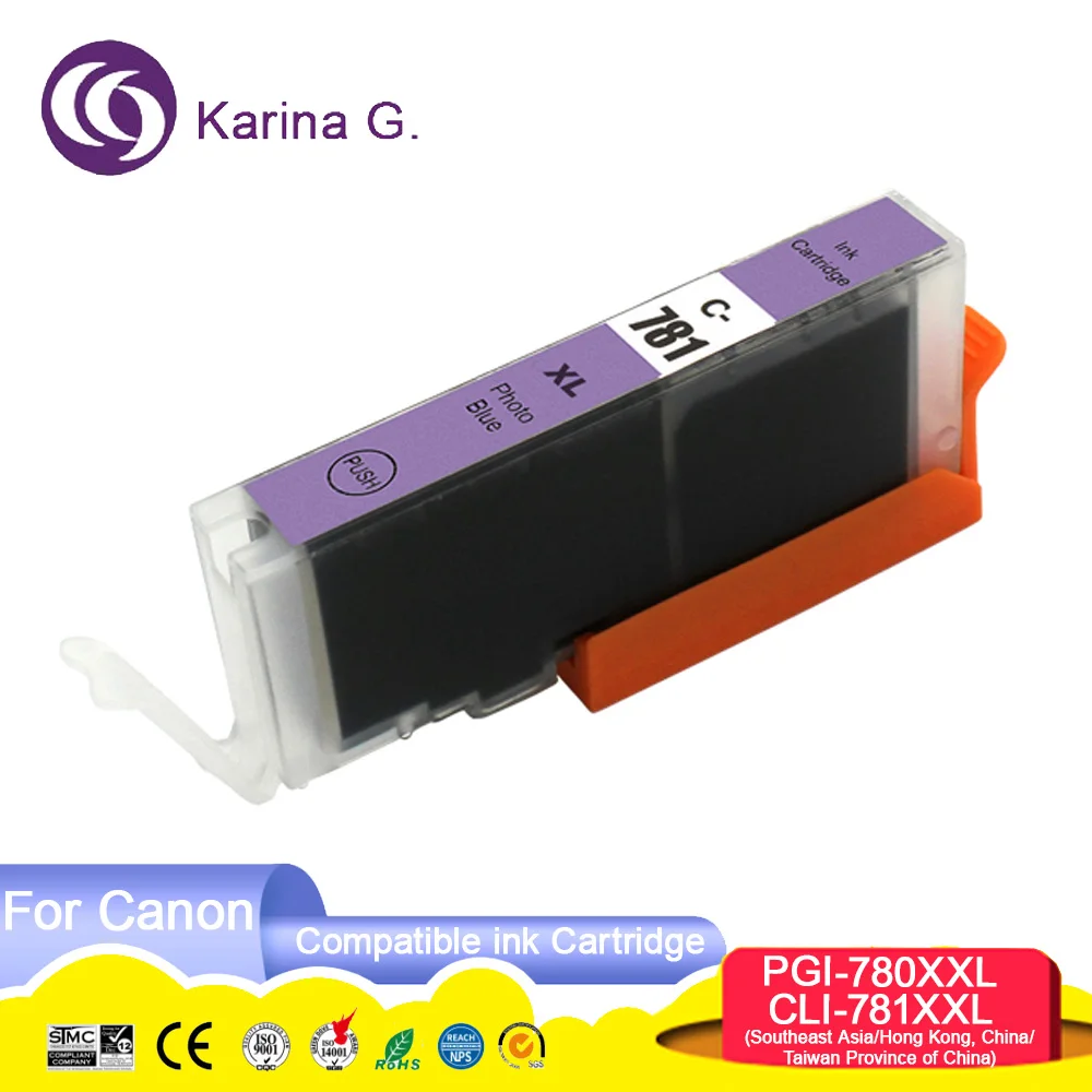 PGI 780 CLI 781 XXL 780XL 781XL PGI780 CLI781 PGI-780 CLI-781 Compatible Ink Car