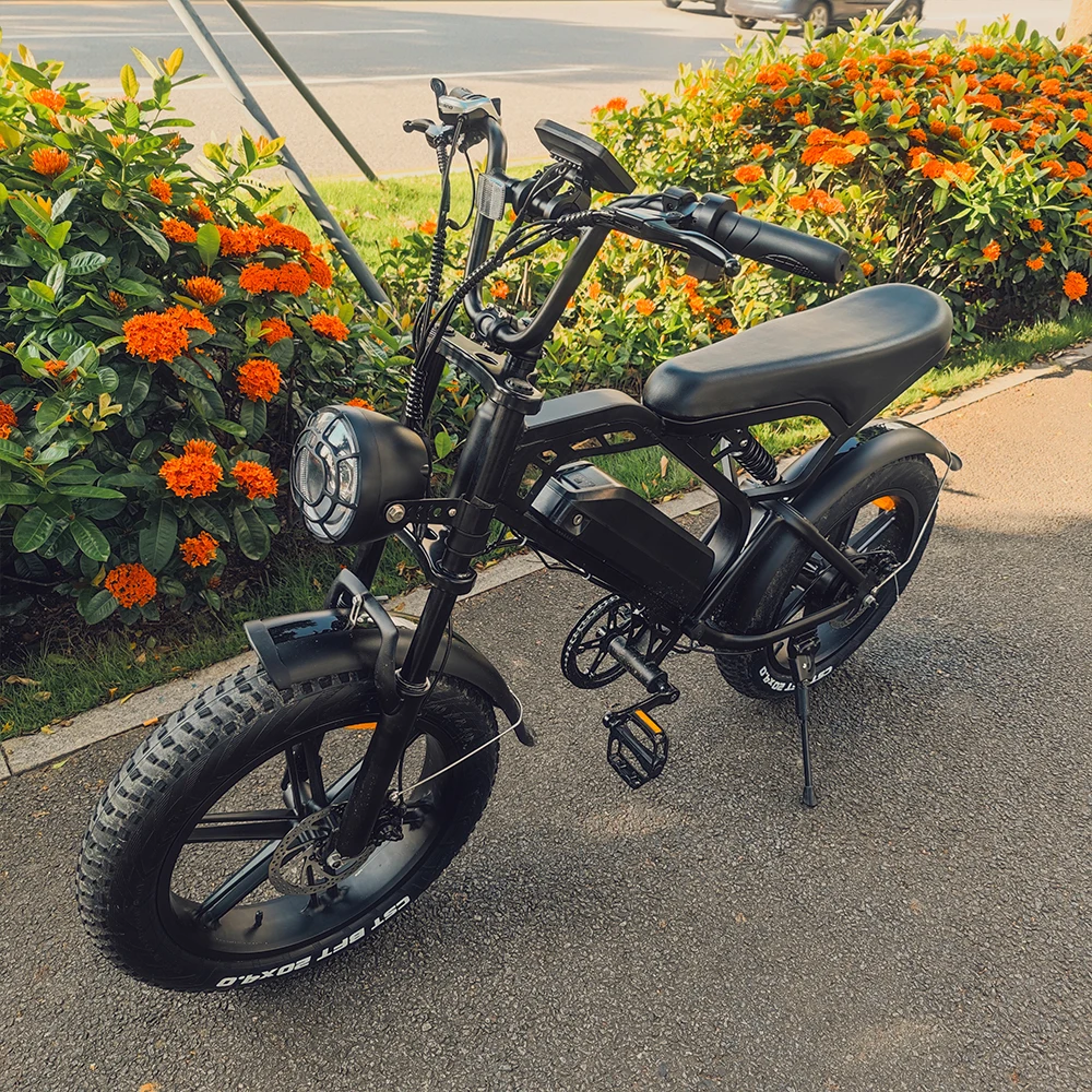 Deren Fat Tire E-bikes Original Fat Tire Electric City Bike In Ebike 20 Inches Electric Bike Factory Suppl