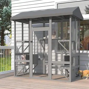 Large Outdoor Cat Enclosure 1