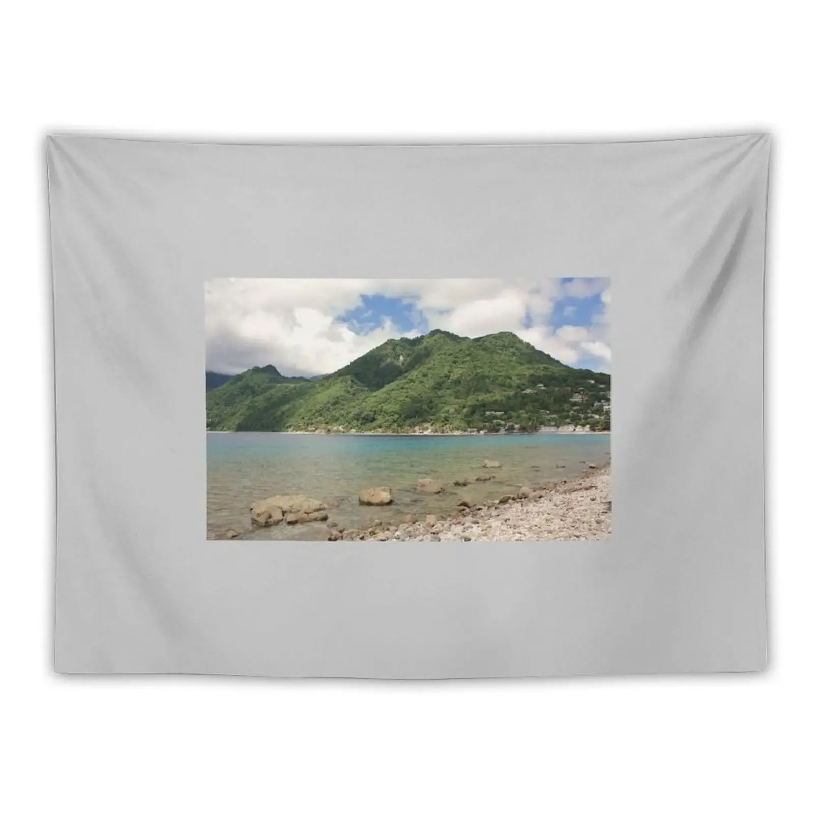 

a desolate Dominica landscape Tapestry Wallpaper Bedroom Decorative Wall Murals Room Decorator Tapestry