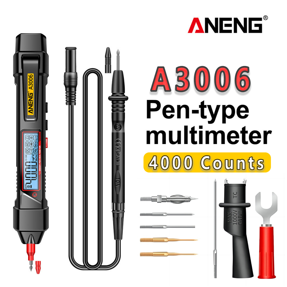 ANENG A3006 Multimeters Pen Type Multimetro Digital professional AC/DC Voltage testers elÃ©ctrico Ohm Hz Zero Fire Line Detector