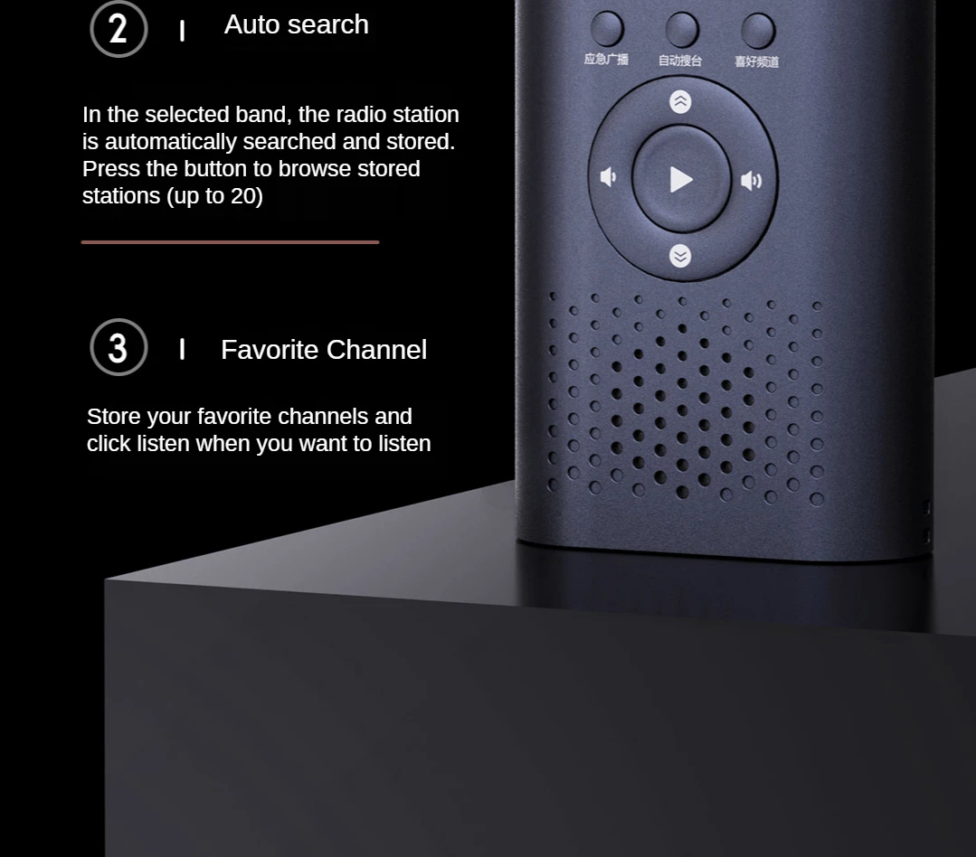 NexTool 6 In 1 Emergency Radio Hand Crank Portable Weather Radio with 4500mAh Power Bank