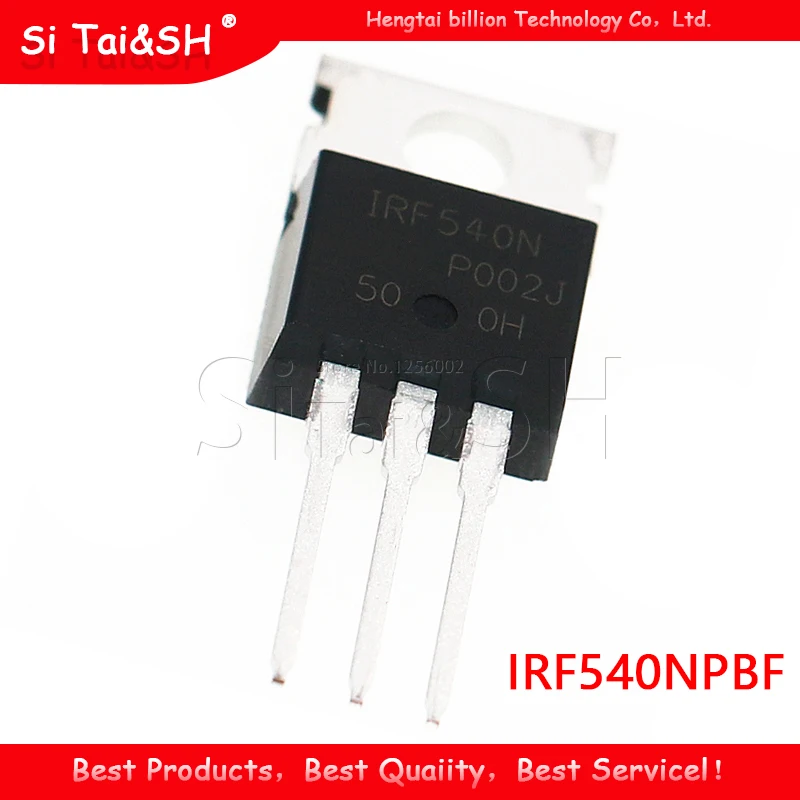 10pcs MOSFET Bundle Bridgold 10pcs IRF540 IRF540N TO-220 N Channel, 33 A Mosfet Transistor - View #11