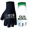 White CAJA RURAL Cycling Gloves Half Finger Men Women INEOS Team MTB Ropa Bike Gloves Running Fitness Gym Riding Bicycle Gloves 1