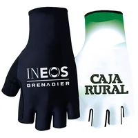 White CAJA RURAL Cycling Gloves Half Finger Men Women INEOS Team MTB Ropa Bike Gloves Running Fitness Gym Riding Bicycle Gloves 1