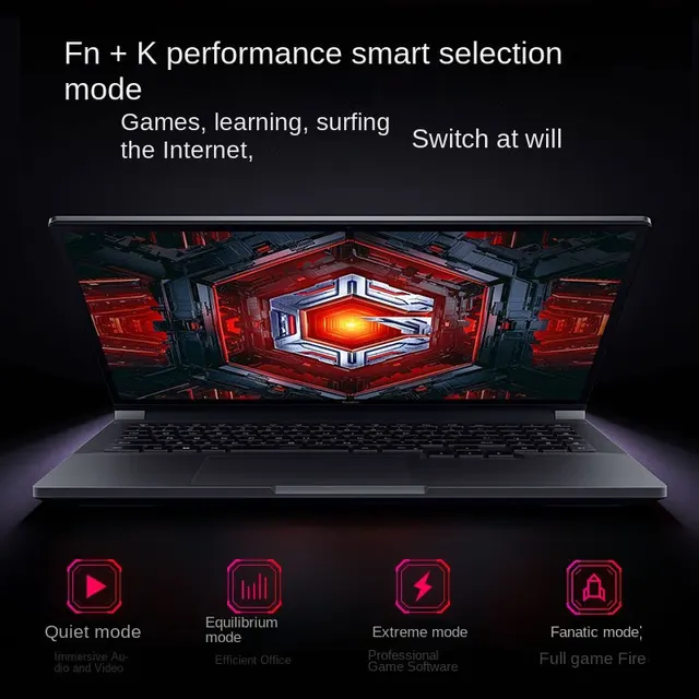 Xiaomi Redmi G Pro Gaming Laptop RTX3060 AMD Ryzen7 R7 6800H 16GB 512GB SSD Notebook ddr5 16 Inch 240Hz LCD Screen Computer 2022 3