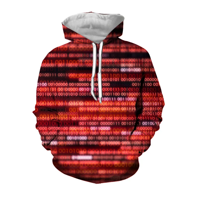 3D Flipper Null Hacker Druck Hoodies Für Männer Kid Mode Kühlen Streetwear Mit Kapuze Sweatshirts Winter Harajuku Pullover Kleidung – Detail 11