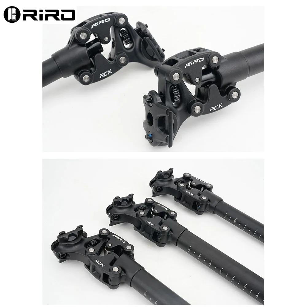 RIRO Aluminum Alloy Shock Seatpost Frosted Wear-Resistant Anti-Corrosion