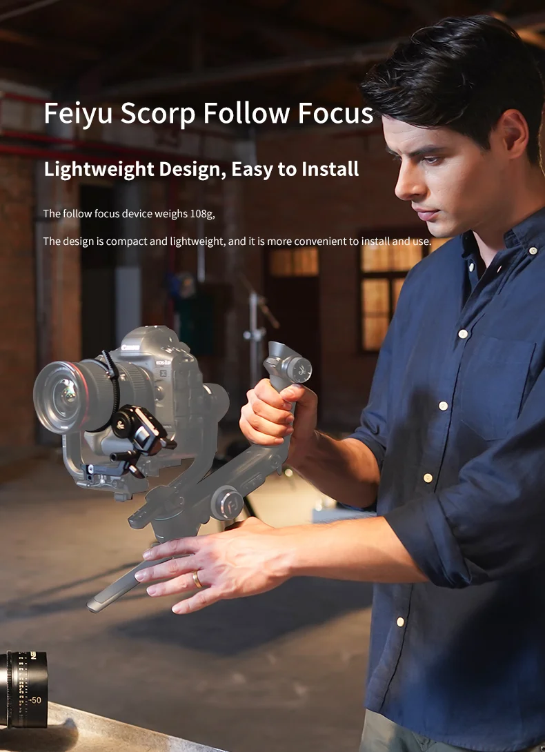 Feiyutech-ポータブルブラシレスモーター,焦点キット,ワイヤレス