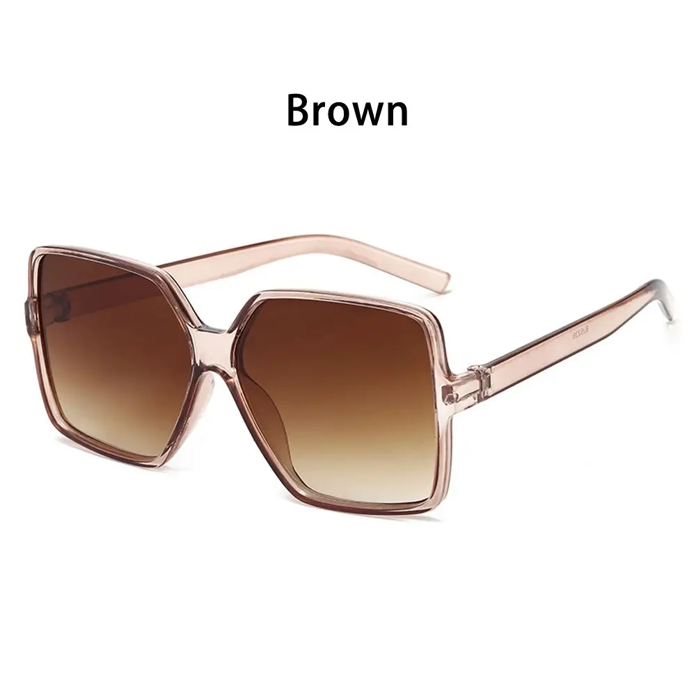 2023 Black Square Oversized Sunglasses Women Big Frame Colorful Sun Glasses Female Mirror Oculos Unisex Gradient Hip Hop Shades_voghion.com