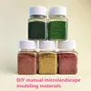Original model Leaf grass powder static grass DIY construction sand table micro landscape scene model materials for enthusiasts 1