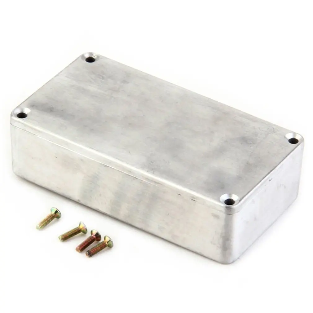 1590a/1590b Aluminium Musik instrumente Kit Kabel Stomp Box Effekte Pedal Gehäuse für Gitarre Effekt Stil Fälle Halter