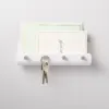 Adhesive Hanging Key Holder Wall Mounted Kitchen Drying Rack Durable No Drilling Storage Container for Bracelet Phone Mails 1