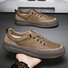 Fashion Casual Leather Men Sneakers Lightweight Casual Shoes Comfortable Man Skateboard Footwear Tenis Masculino Vulcanize Shoes