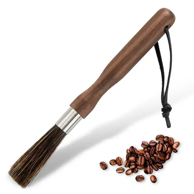 Hosszú Fogantyúk Kávécsiszoló Tisztító Kefe Sörték Hajós Kávéfőző Szerszám Az Offee Shop/Barista Otthoni Konyhához