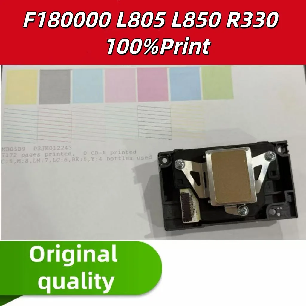프린터 프린트 헤드 프린트헤드 F180000 EPSON L805 L801 L800 L850 R280 R285 R290 R295 R330 프린터용
