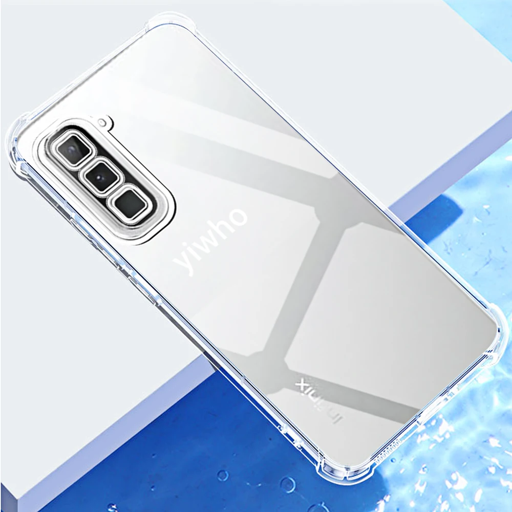 Shockproof Clear Transparent Soft TPU Phone Case - 1-10pcs Protective Cover