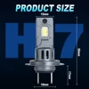 Dream Chaser H7 LED Headlight Bulb Mini Wireless 60W 20000LM 6500K for Car Headlamp Auto Diode Lamps H7 Turbo Led 12V Automobile 6