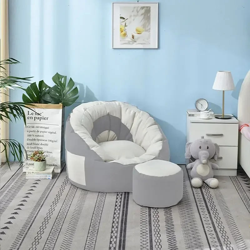 Lazy Sofa Bean Bag Tatami Small Apartment Chair Single Bedroom Room Girl Leisure Lazy Chair Medium Pedals With Change Bag Pillow