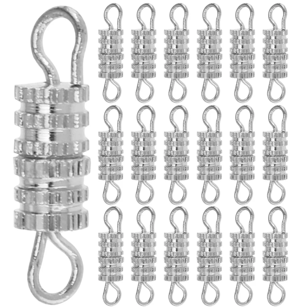 

50 Pcs Jewelry Necklace Clasp Bracelet Miss Clasps and Closures Copper DIY Screw