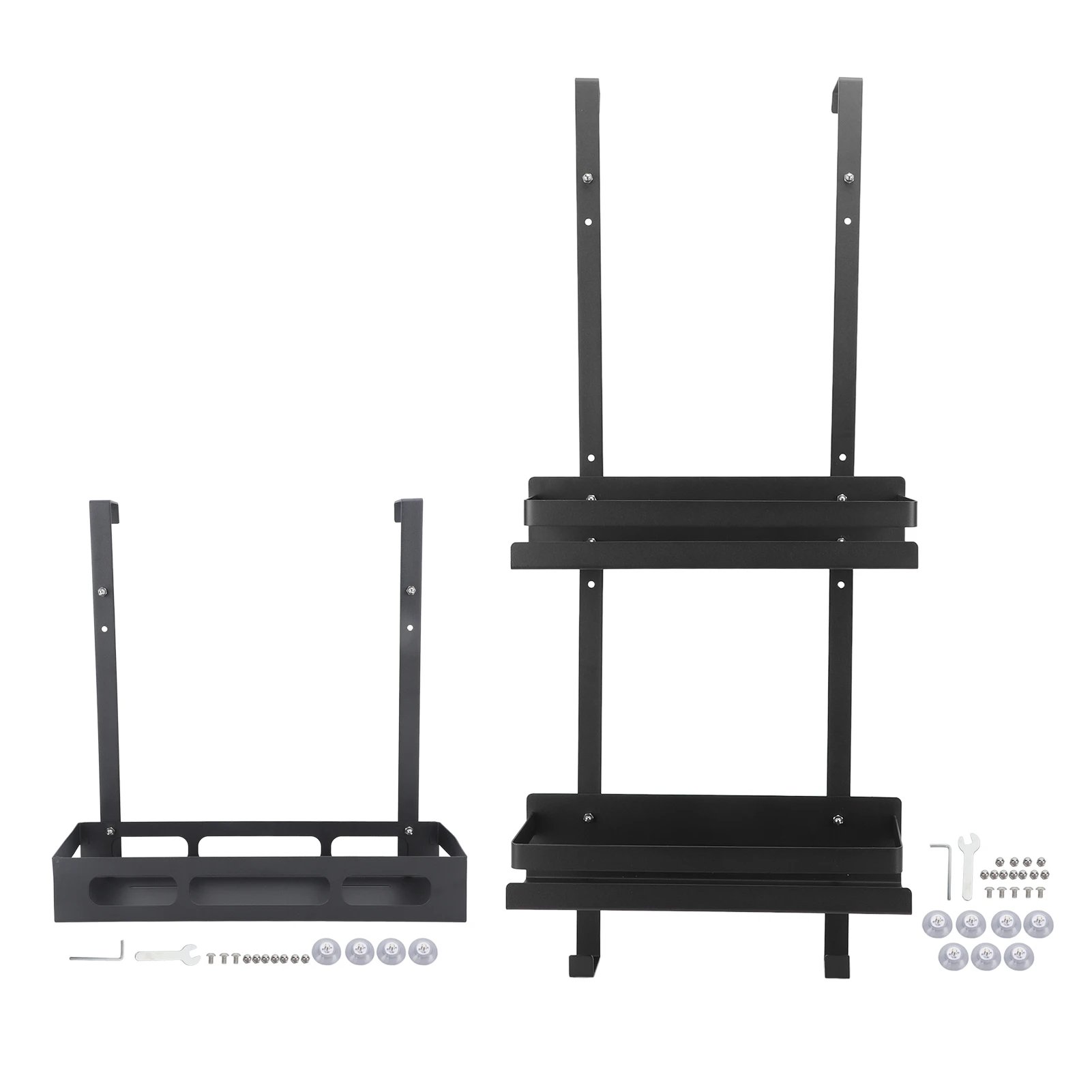 

Подвесная стойка-органайзер для душа, Большая экономия места, Настенная душевая полка, Современная Водонепроницаемая с присоской для туалета, мыла