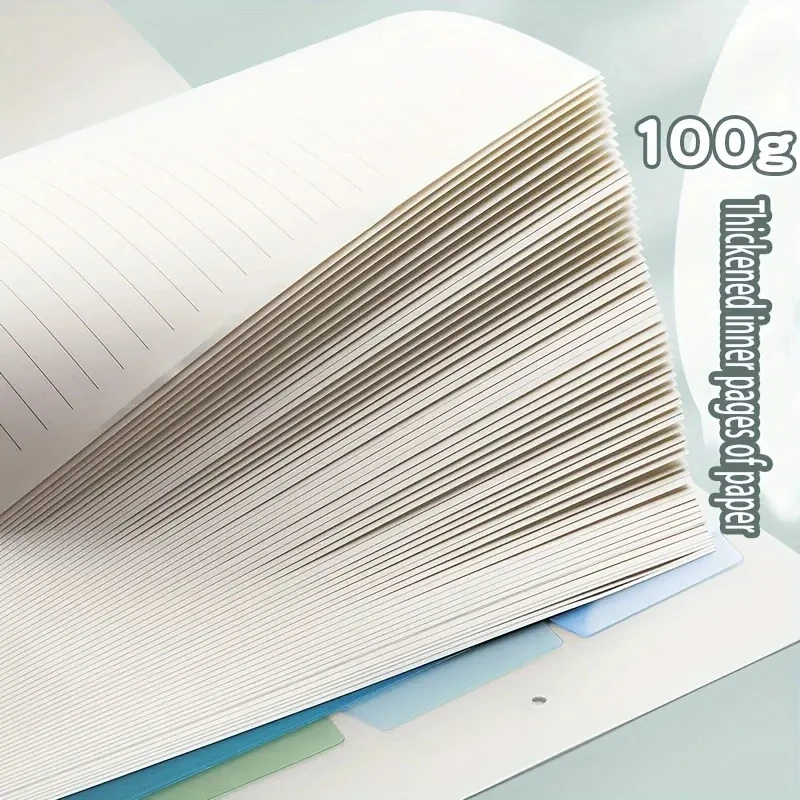 60 Sheets Notebook Refill Notepad Loose Leaf Binder Paper A4/ B5/A5 Blank/Grid/Lined Notebooks Writing Pads Office School - 5