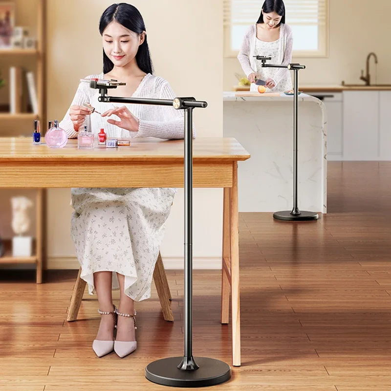 MoZhao 태블릿 스탠드, iPad 휴대폰용, 레이지 스탠드, 침대 옆 침대, 바닥 스탠딩, 라이브 방송 촬영, 범용 스탠드