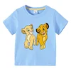 Potdemiel SummerThe Lion King Simba Printed Boys Cotton T Shirt Baby Girls Clothes Short Sleeve Tee Tops for 2-10 Years 5