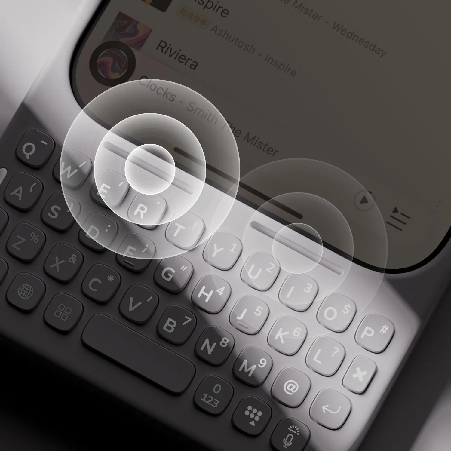 Magnetic Mini Keyboard Phone Case