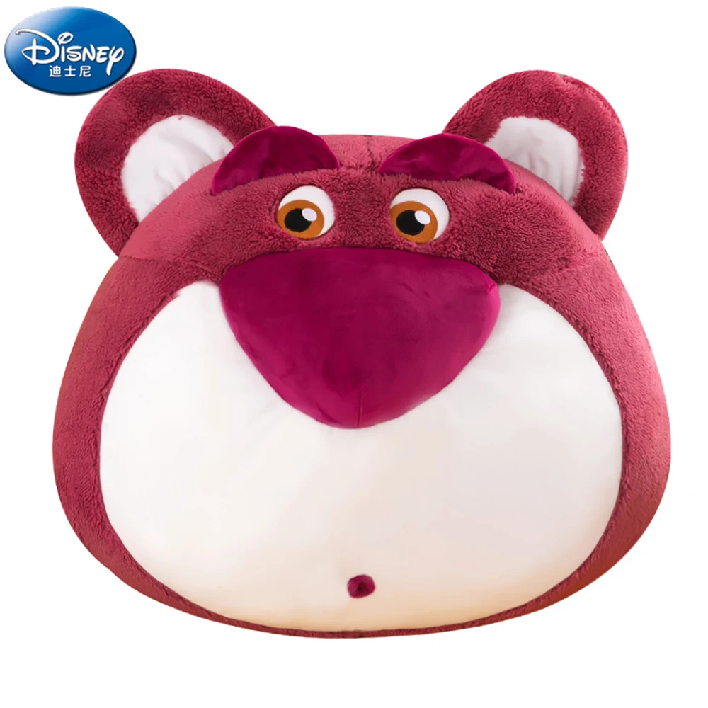 Disney Strawberry Bear Plush Toys For Boys Girls Lovely Cartoon Bear Stuffed Plush Pillow Soft Cushion Children