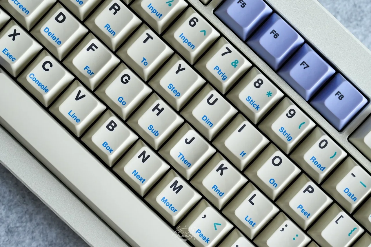 [기본 키트] PBTfans 나노 PBT 소재 체리 프로파일 염료 서브 핏 체리 MX 스위치 및 MX 스타일 클론