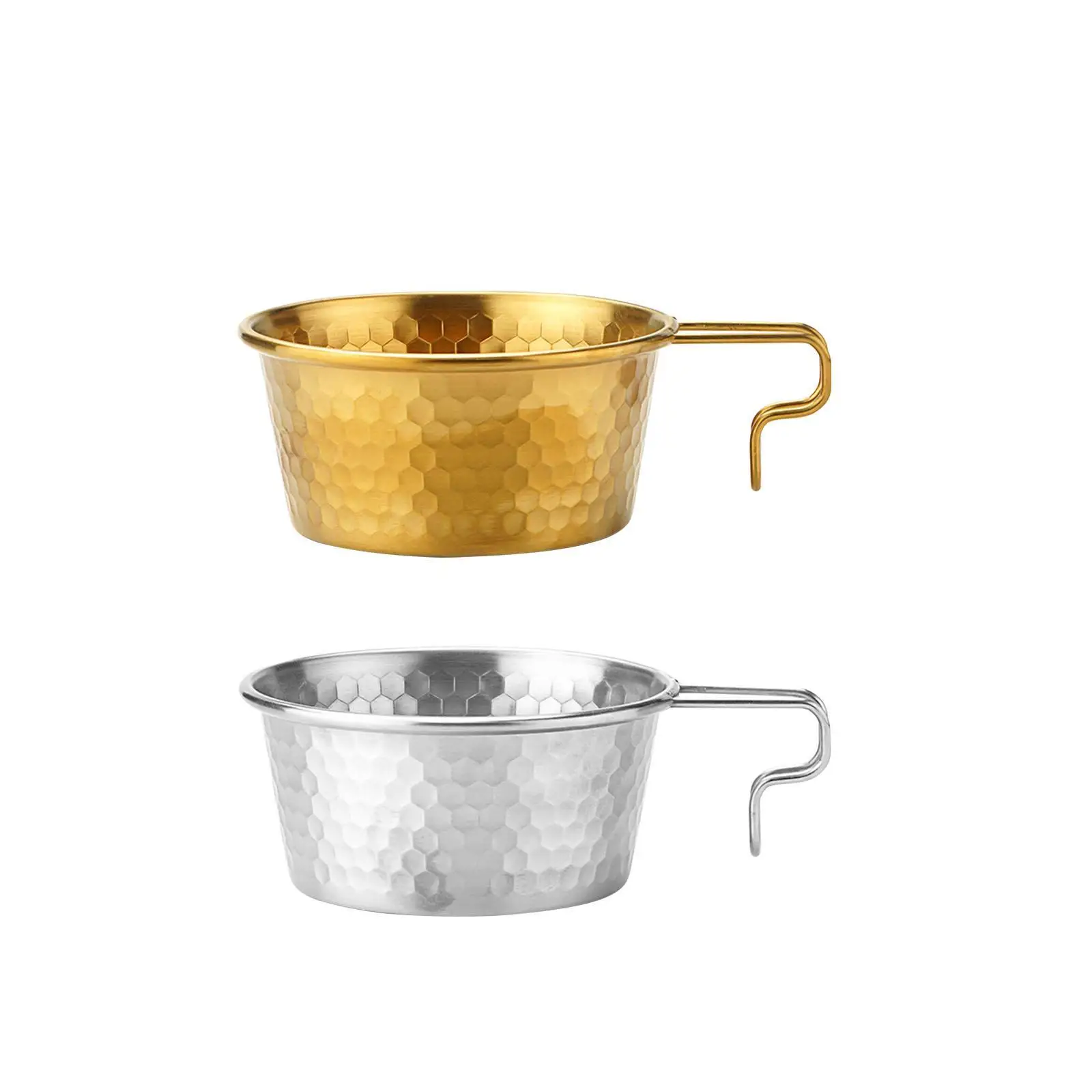 Camping Bowl Cooking Nonstick Utensil Portable Stainless Steel Handle