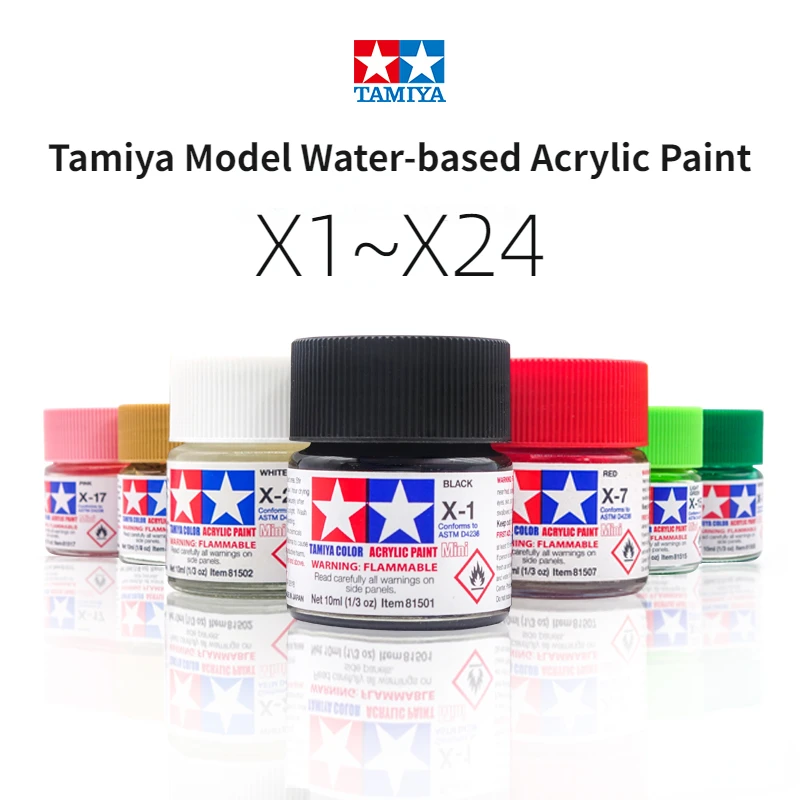 X1X2410mlTamiyaModelPaintWaterbasedAcrylicPaintMilitaryModelHandmadeClayColored.jpg