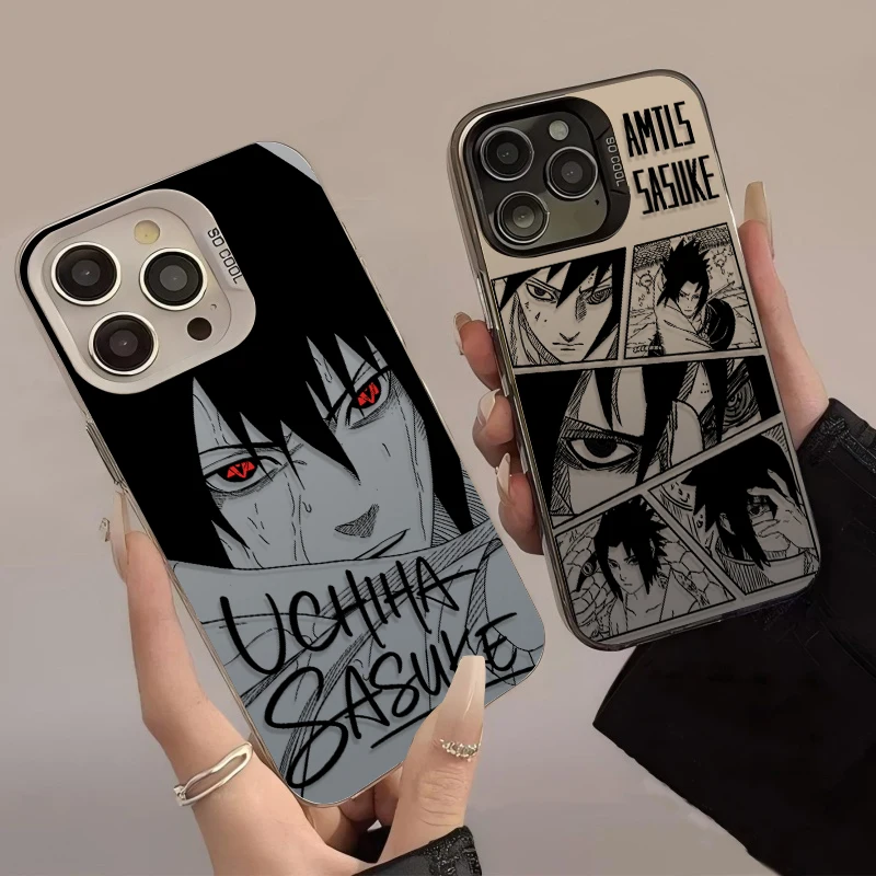 Premium Anime Uchiha Sasuke Hard Phone Case Cover