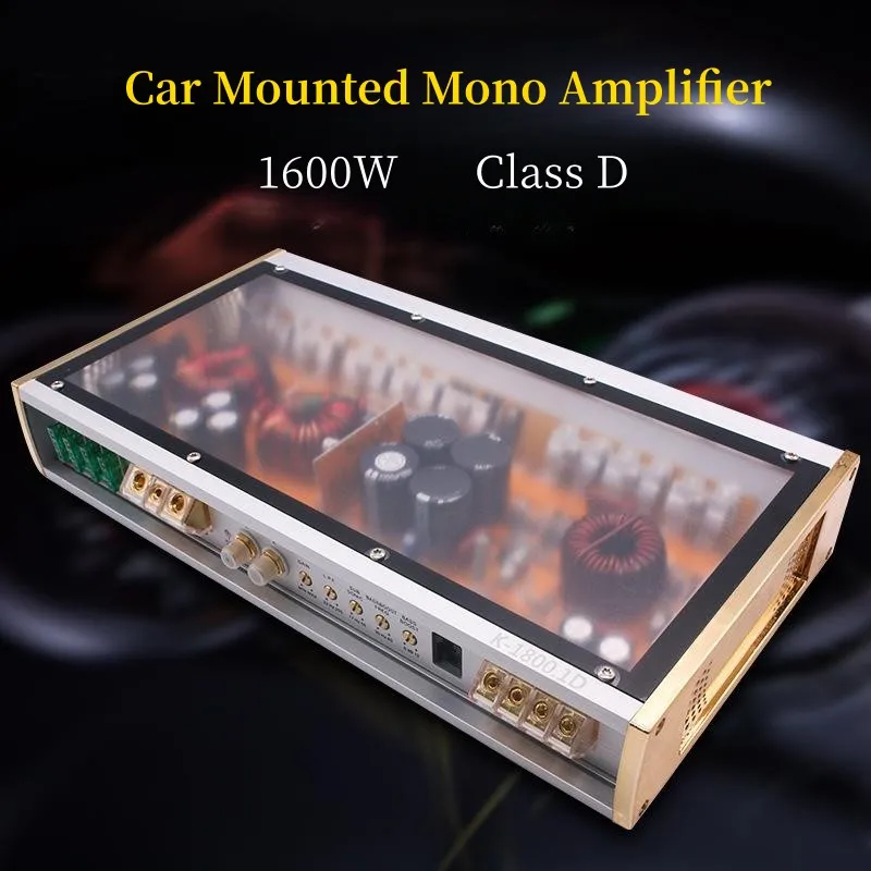 

Car Mounted D Class 1600W Single Channel Digital Car Audio Power Amplifier Mainly Promotes Dual Voice Coil Speakers