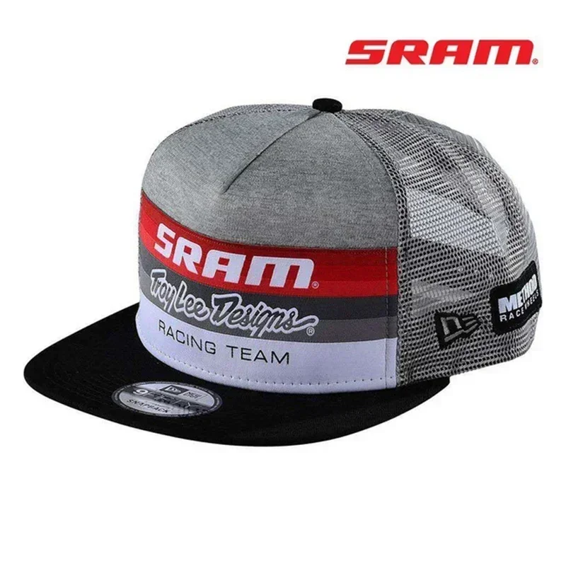New SRAM Racing Snapback Hat Outdoor Sports Sunscreen Baseball Hat 2