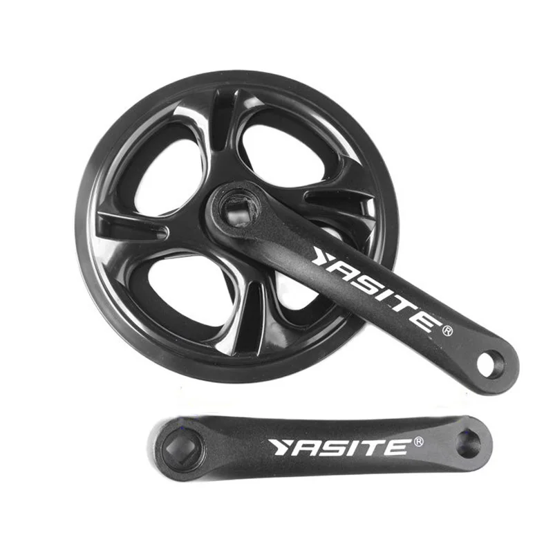 

42T 48T 52T Road Bike Crankset 170mm 152MM Foling Bike Crank Set Hollow Tooth Plate Bike Sprocket Bike Accessories Bike Parts