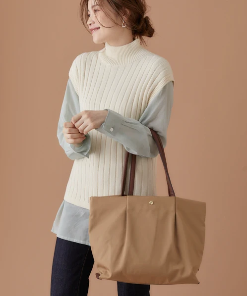 Japan lightweight waterproof women's shoulder bag oblique back large satchel Tote bag Boston mommy bag nylon bag