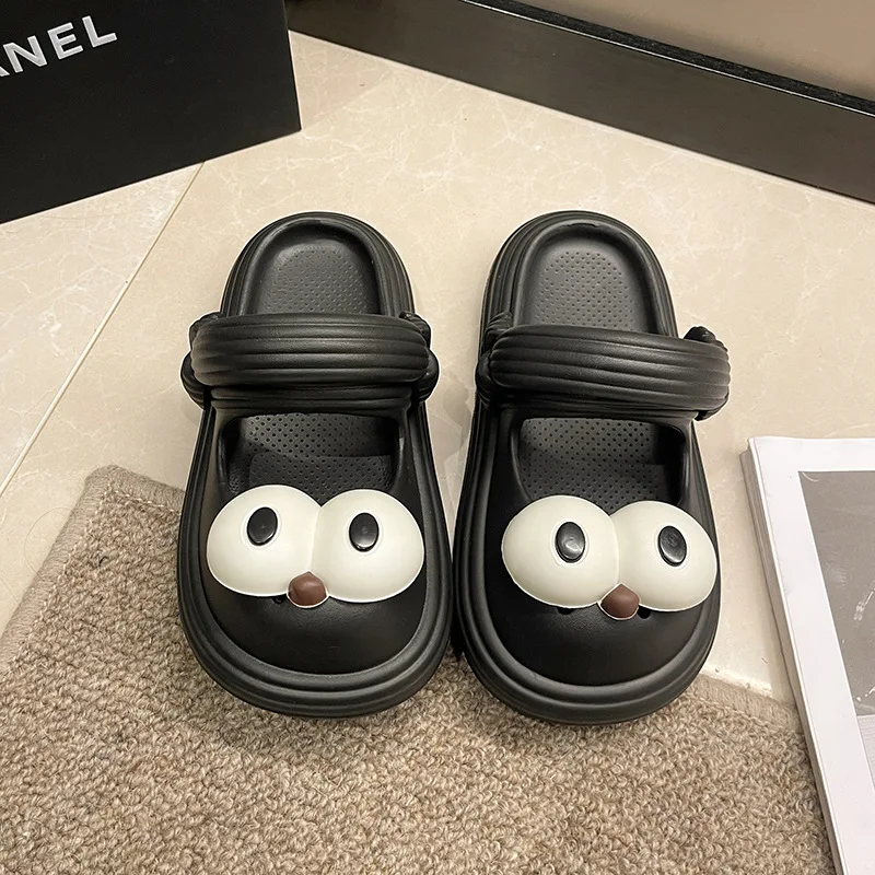 EVA Casual Slippers Women Flats Cute Cartoon Designer Shoes Girls Indoor Platform Sandals Ladies Fashion Summer Beach Slipper