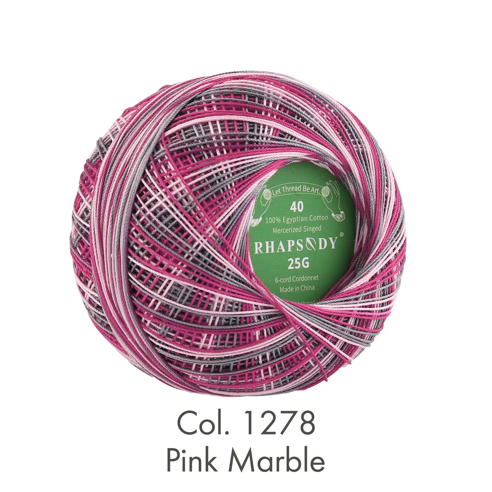 Crochet Yarn 53 Colors Cotton Pearl Thread Size 40 100% Egyptian Long Staple Cotton gassed double mercerized Tatting Knitting Crochet300Yards