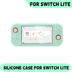 Silicone Protective Skin Cover for Switch Lite - Enhanced Grip and Durability (Green)