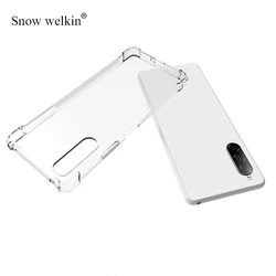 Ultra - Durable Clear Soft TPU Case with Airbag Corner Protection for Xperia 1 VII (Transparent)