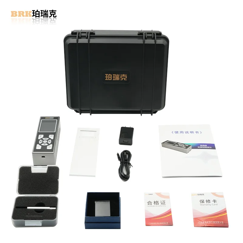 Digital Roughness Measuring Instrument Surface Roughness Non Destructive Tester One Click Automatic Needle Zeroing BC-S Series 6