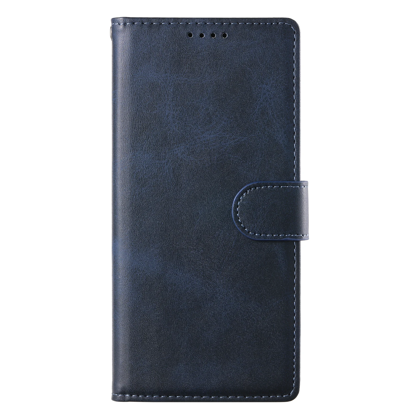 Elegant Solid Color Leather Flip Phone Case Cover