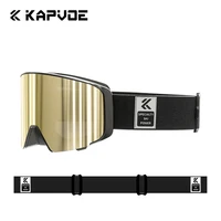 KAPOVE Ski Goggles Double Layers Lens Ski Glasses Protect Anti-Fog Snowboard Goggles Outdoor Sport Skiing Eyewear Men Women 1