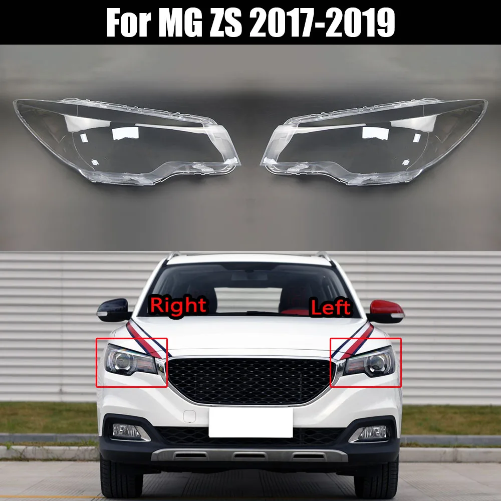 

For MG ZS 2017 2018 2019 Front Headlamp Lamp Cover Headlight Shell Transparent Lens Replace The Original Lampshade Plexiglass