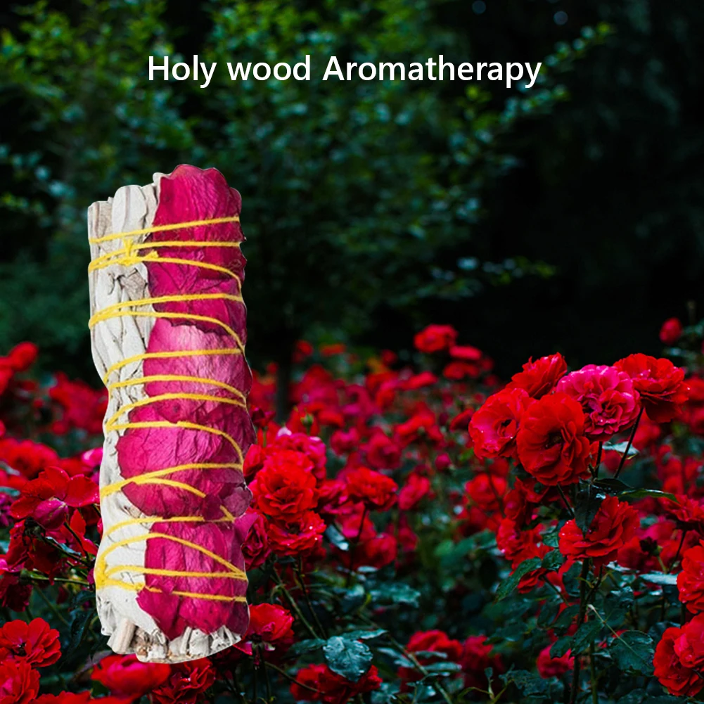 Sage Stick Floral Colorful Rose Petal Indoor Purifier Purification