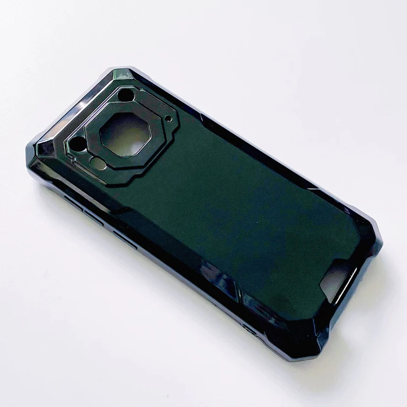 HGJTFANY Custodia + Vetro Temperato per Blackview BV6200 Pro (6.56), Ultra Sottile Nero Morbido TPU Silicone Bumper Case Cover con Pellicola Protettiva per Blackview BV6200 Pro - XT115