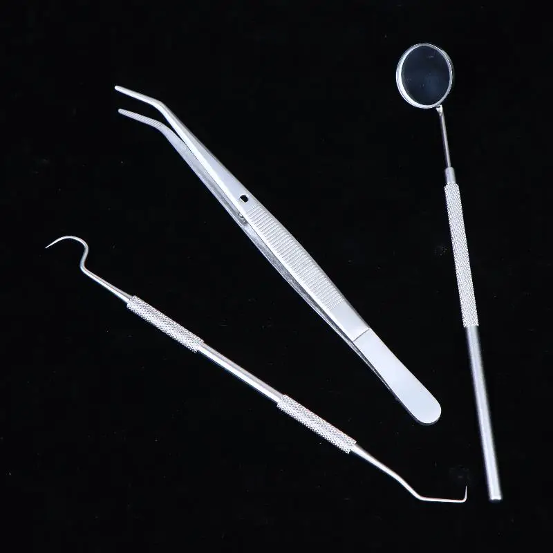 Kit de 3 outils dentaires en acier inoxydable de haute qualité pour la gestion de la santé bucco-dentaire 1